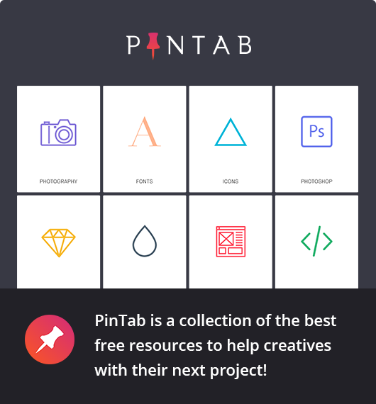 PinTab - Free collection resources for creatives.