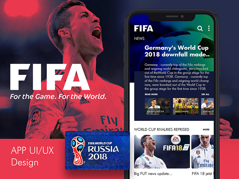 Concept Art, Mobile Design, UI Design and UX Design: FIFA Mobile